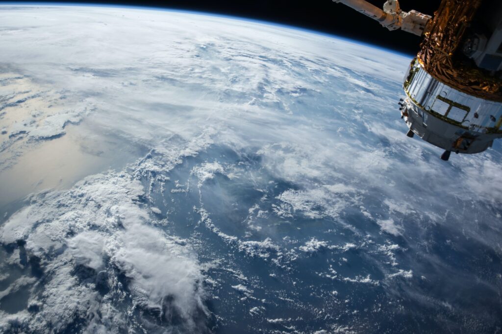 Looking at the Ocean from Space.  Photo by NASA on Unsplash