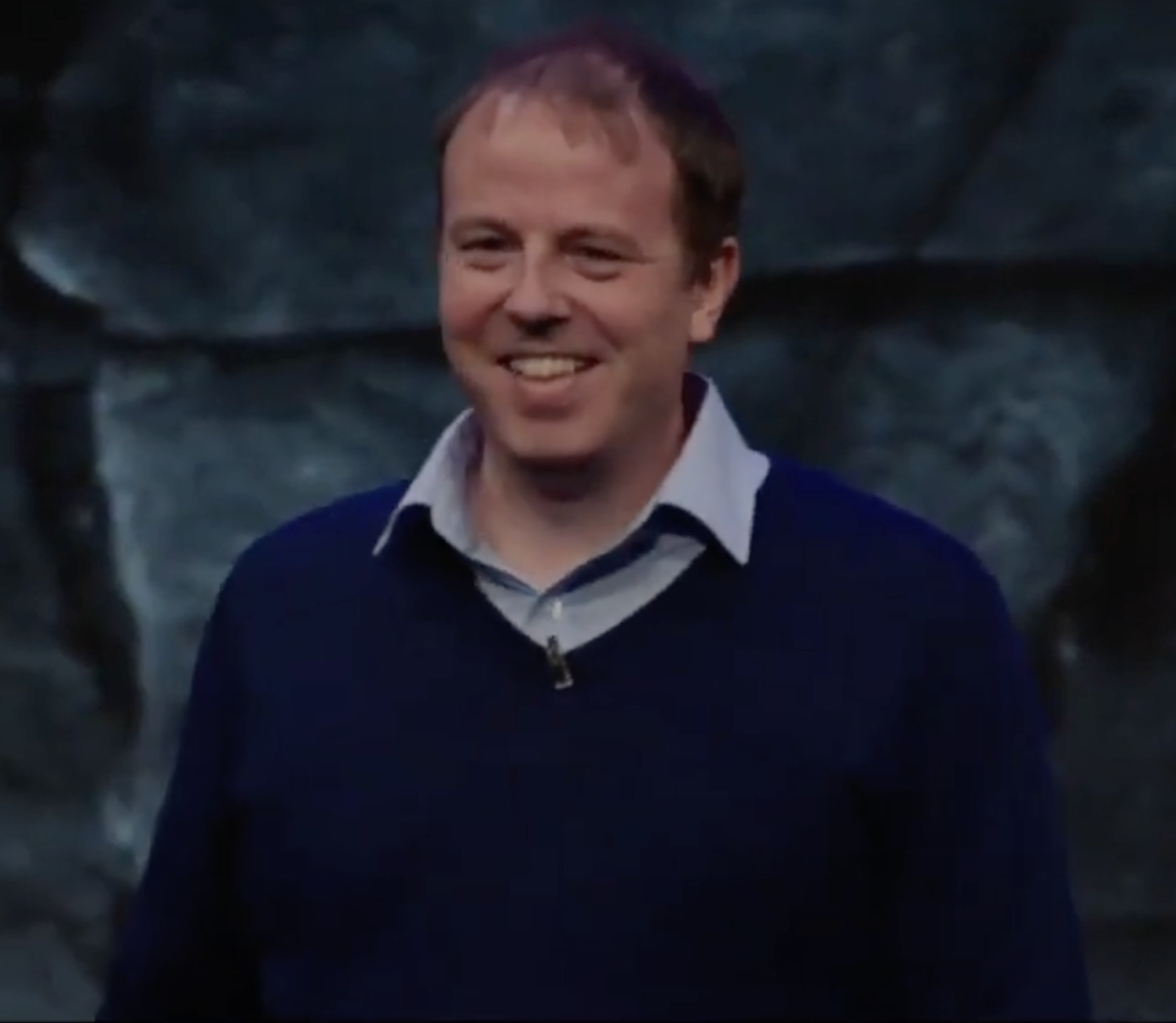 Nick Wise on stage at Microsoft Future Decoded 2019