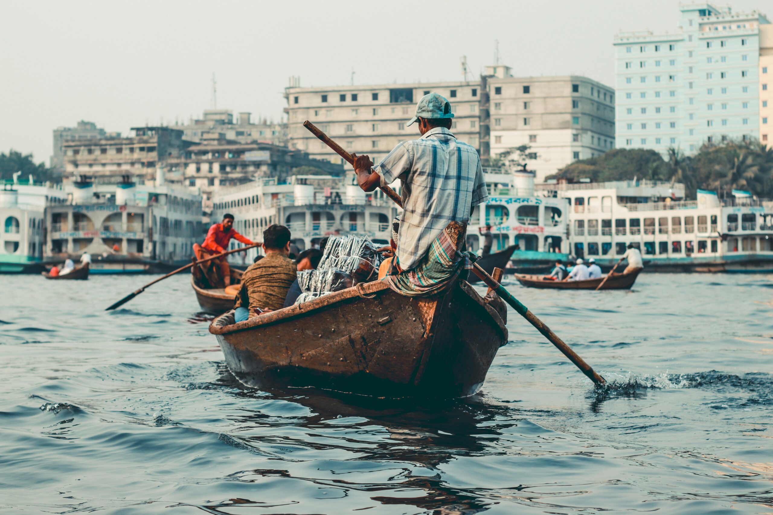 Fishermen in Dhaka Bangladesh