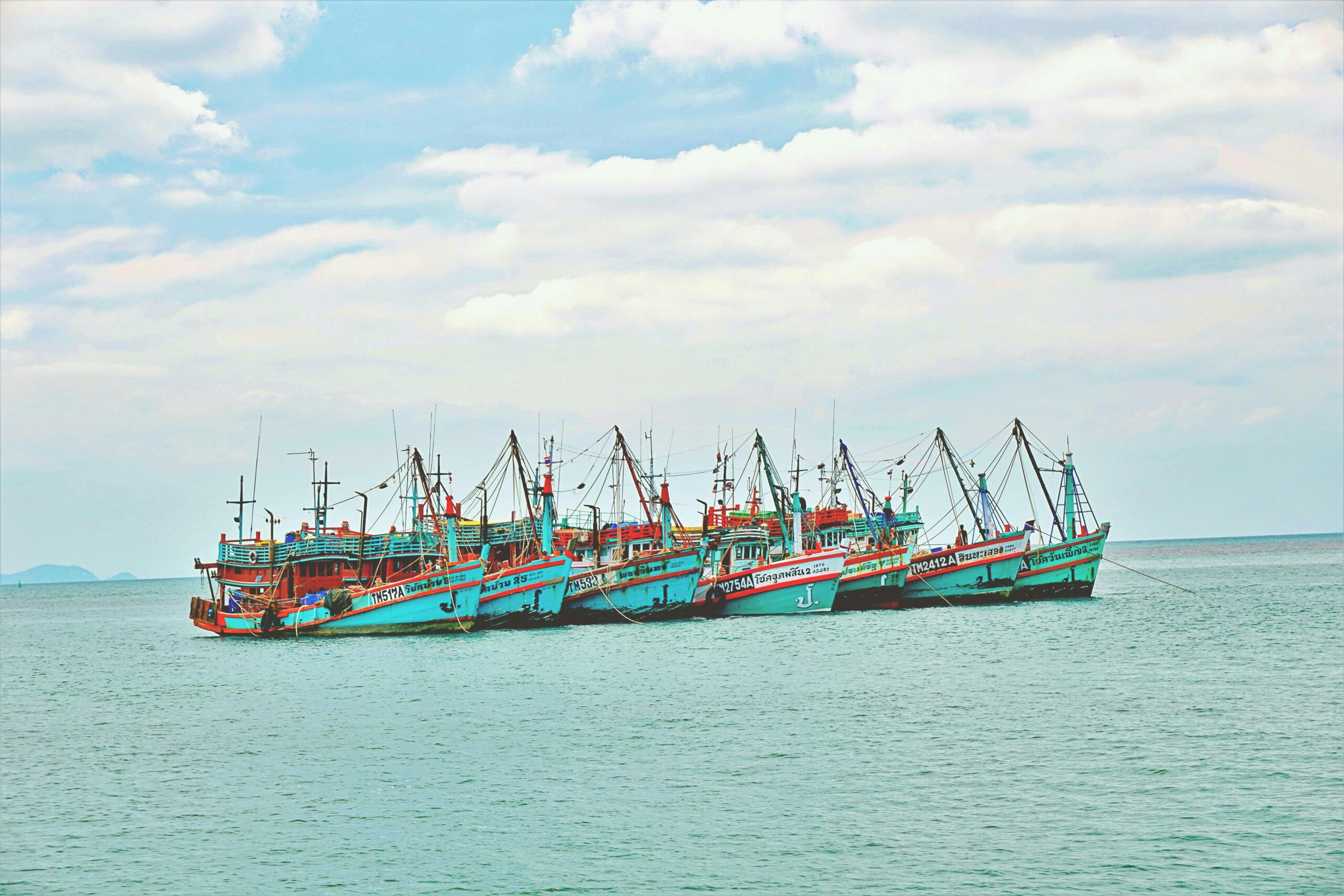 Fishing vessels in Thailand