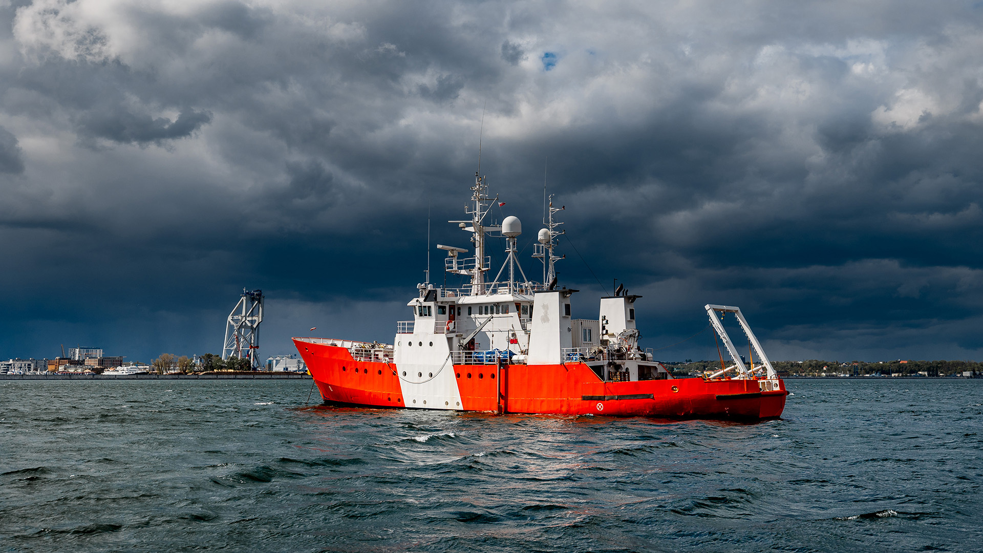 Polish Coast Guard boat