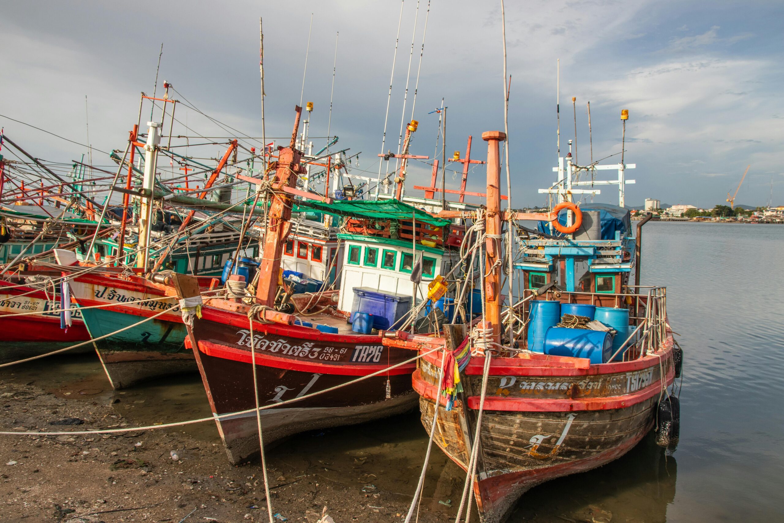 Thai fishing boats