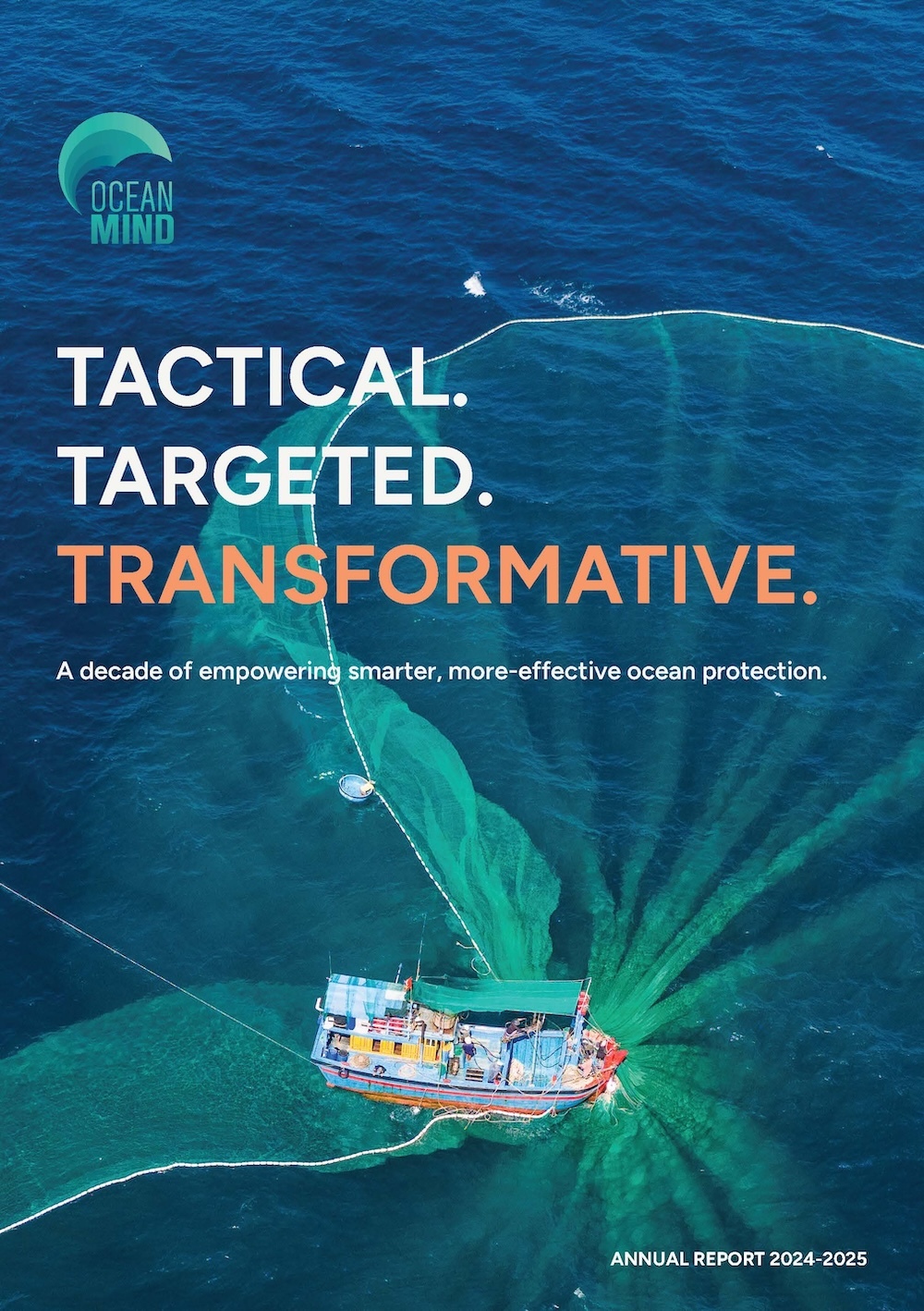 OceanMind Annual Report 2024-2025 cover