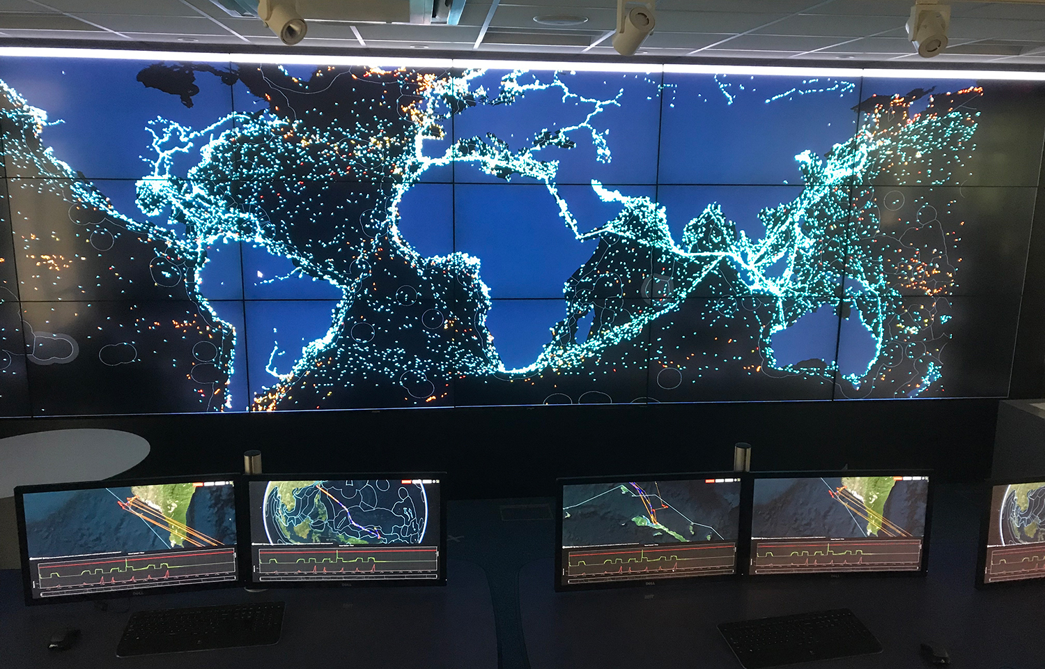 OceanMind's operations monitoring center